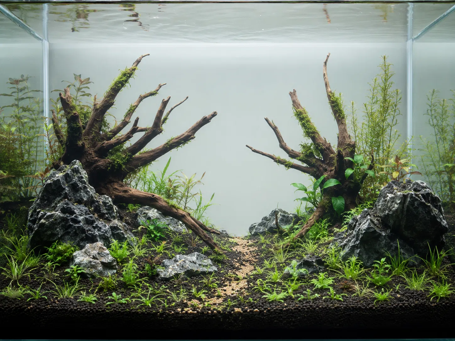 Beginner Planted Tank Hardscape Spacing
