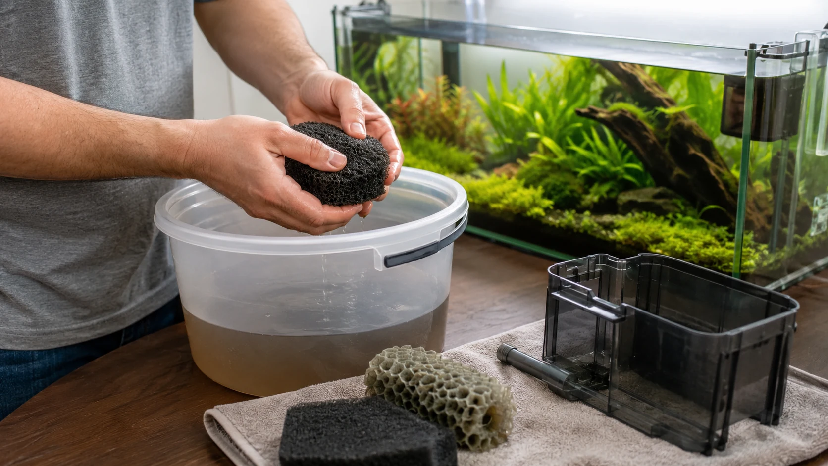 Can You Wash Aquarium Filter Media in Tap Water?
