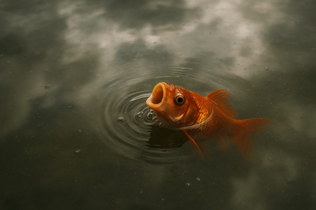  Fish Are Gasping at the Water Surface