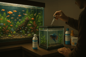 Treating fish wounds